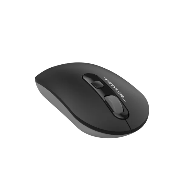 A4Tech FG20S silent wireless mouse Grey, side view A4Tech FG20S silent wireless mouse Grey, side view