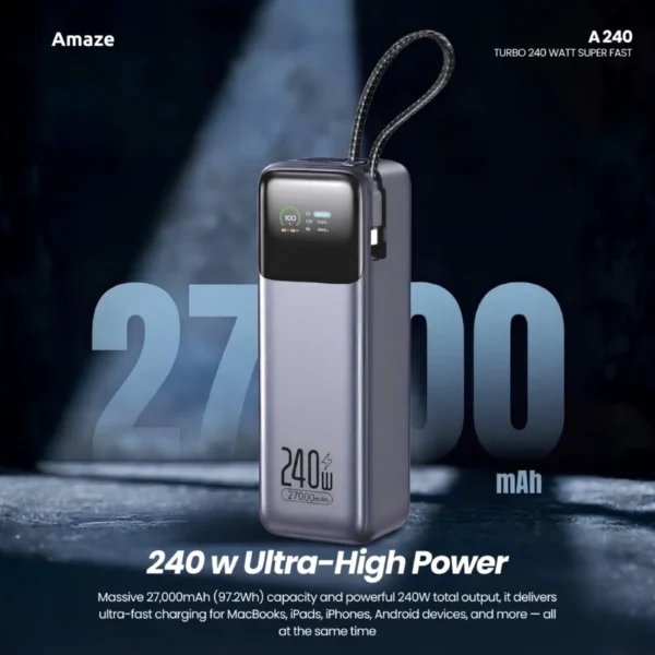 Amaze A240 27000mAh 240W output Amaze A240 27000mAh 240W output