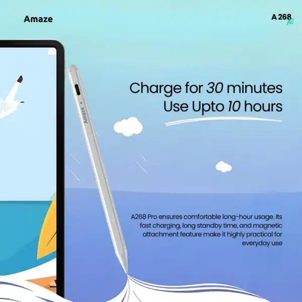 Amaze A268 Pro charge for 30 minutes Amaze A268 Pro charge for 30 minutes, use up to 10 hours