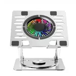 Home 12 Amaze A525 laptop cooling stand with RGB fan and 360 degree rotating base