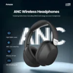 Amaze A655 ANC wireless headphones with Bluetooth 5.4 Amaze A655 ANC wireless headphones with Bluetooth 5.4