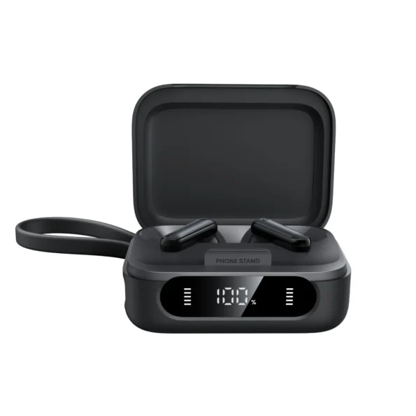 Anker Soundcore P41I Wireless Earbuds With Power Bank Case 4 Anker Soundcore P41i open charging case showing the earbuds and battery display