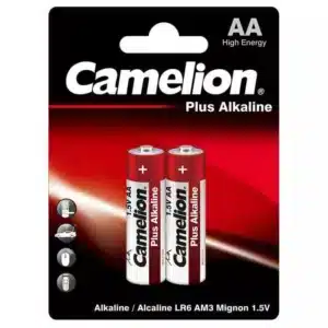 Camelion AA battery, Plus Alkaline LR6 1.5V, pack of 2