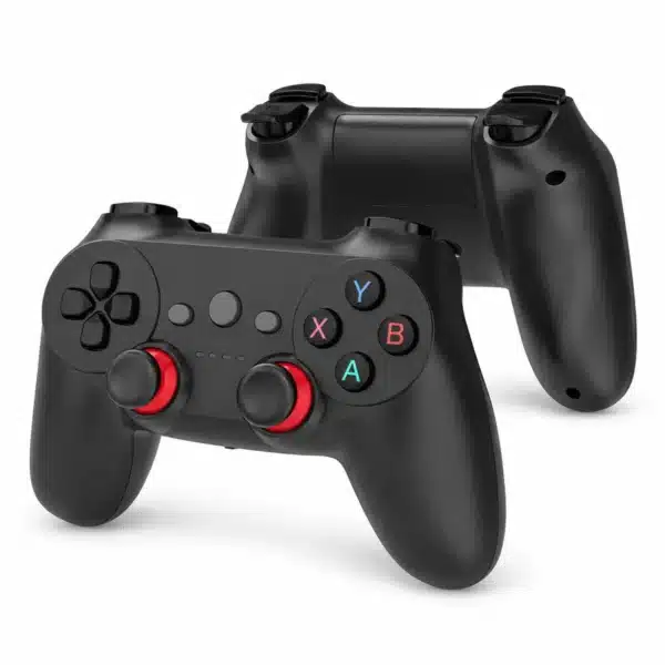 Cm019D Wireless Controller Pack Of 2 CM019D wireless controller pack of 2, black 2.4G gamepads on white