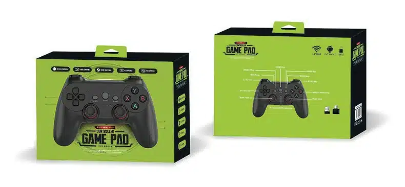 Cm019D Wireless Game Controller (Pack Of 2) – 2.4G Gamepads For Pc, Tv &Amp; Game Stick 3 CM019D 2.4G wireless gamepad retail boxes