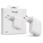 Original Google 45W charger with its retail box Original Google 45W charger with its retail box
