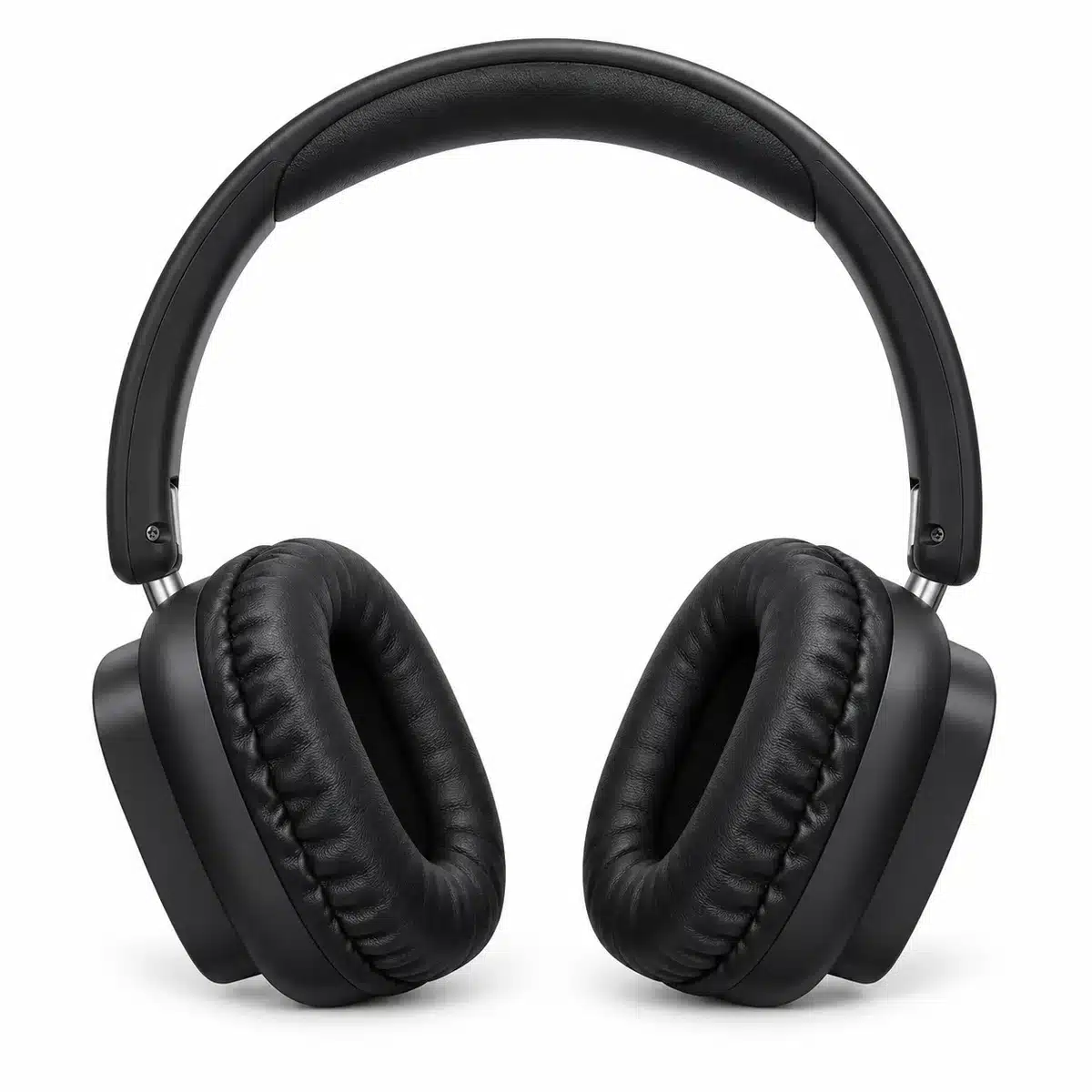 Gx-7 Wireless Noise Cancelling Headphones With Mic 1 GX-7 headphones front view with soft padded ear cushions