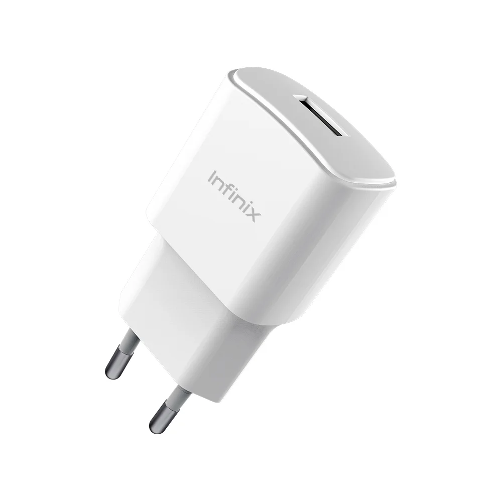 Infinix 18W Charger With Type-C Cable (U180Xed) 3 Infinix 18W charger in white with EU round-pin plug