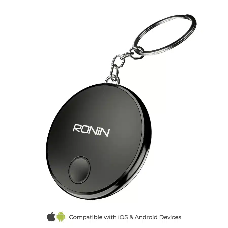 Ronin Tag Pro R-303 Smart Tracker (Iphone &Amp; Android) 1 Ronin Tag Pro R-303 smart tracker with keychain holder