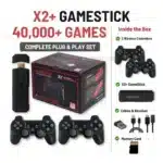 X2 Plus game stick with 40,000+ games, complete plug and play set X2 Plus game stick with 40,000+ games, complete plug and play set