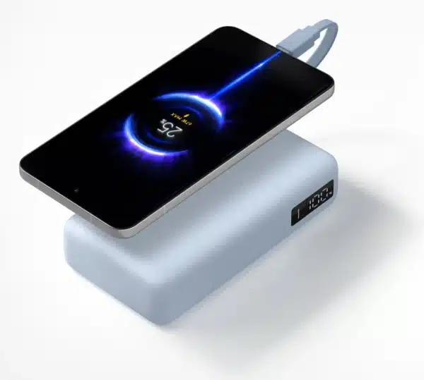 Xiaomi 67W Power Bank 20000mAh fast charging a phone Xiaomi 67W Power Bank 20000mAh fast charging a phone