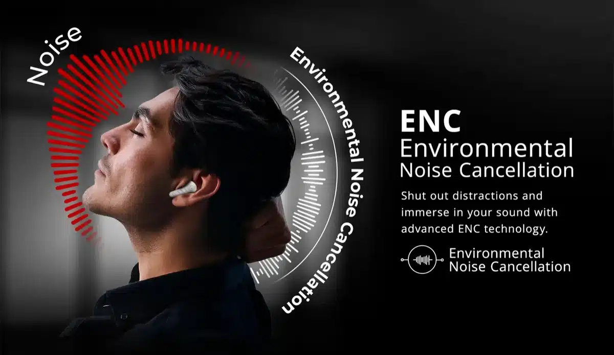 Zero Carbon Earbuds 4 Zero Carbon Earbuds ENC environmental noise cancellation for calls
