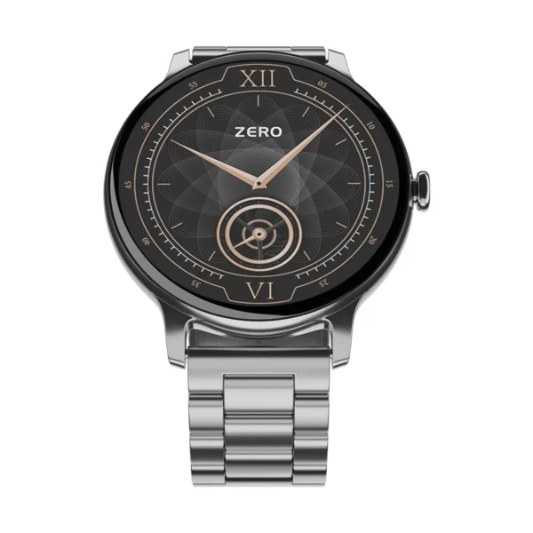 Zero Luna Pro front view with metal link strap Zero Luna Pro front view with metal link strap