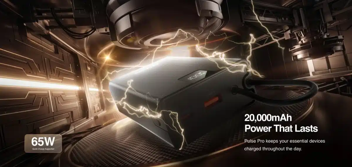 Zero Lifestyle Pulse Pro 200 20000Mah 65W Power Bank 2 Zero Pulse Pro 200 with 65W fast charging output