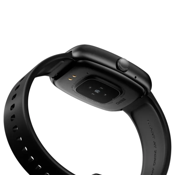 Zero Qube smart watch back with health sensor Zero Qube smart watch back with health sensor