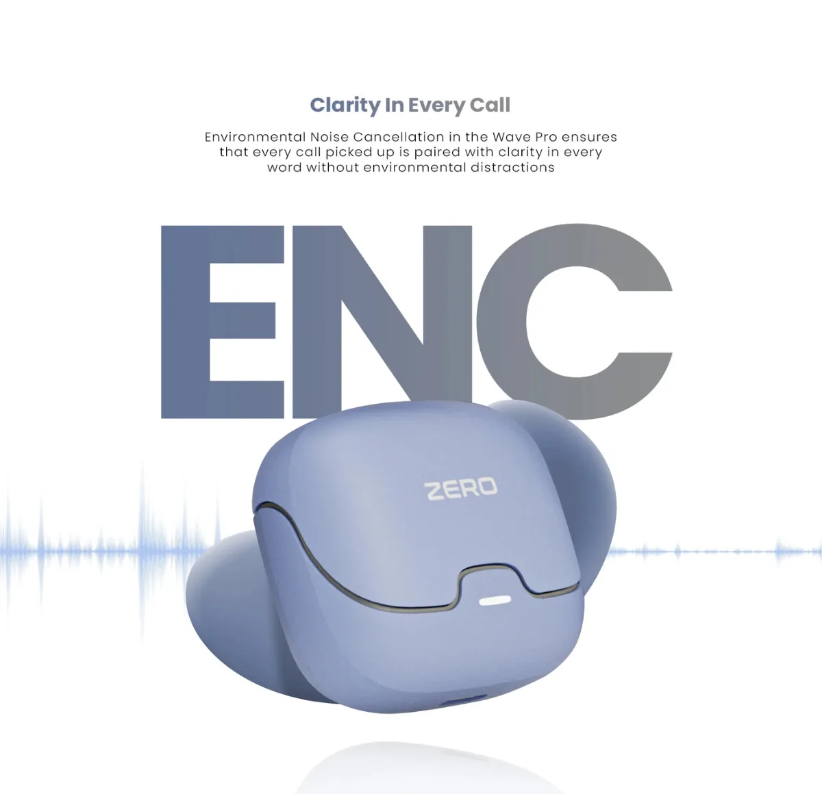 Zero Wave Pro Earbuds 12 Zero Wave Pro Earbuds ENC for clear calls