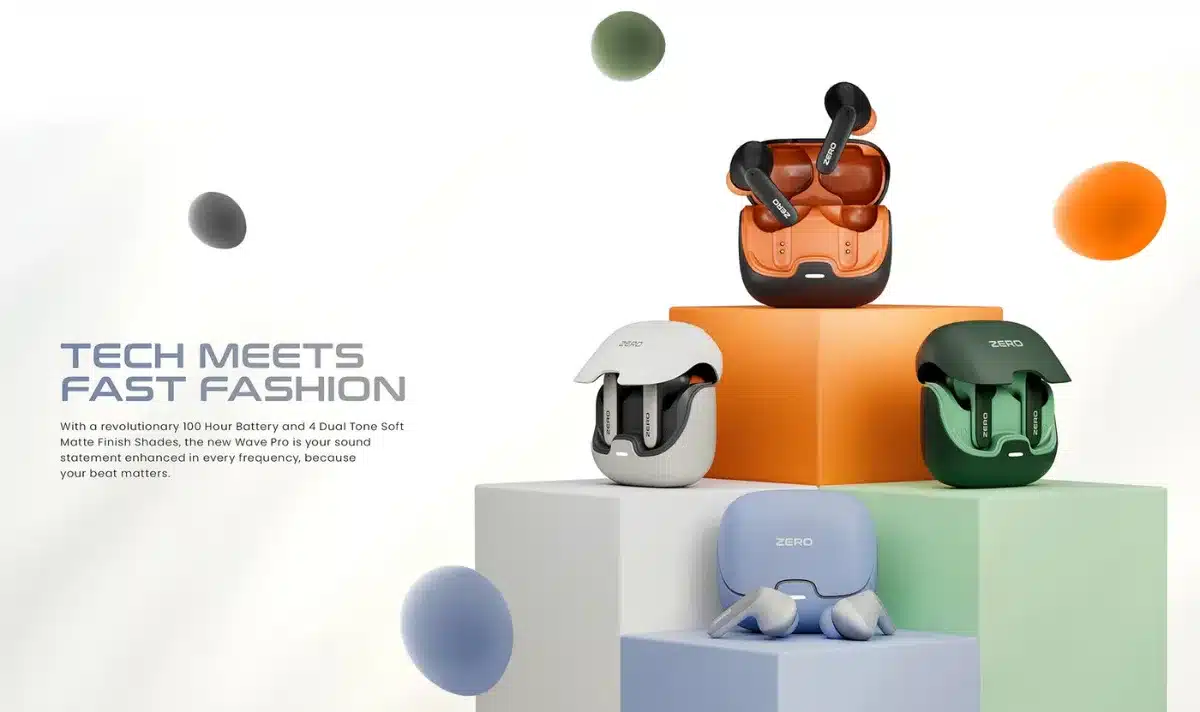 Zero Wave Pro Earbuds 18 Zero Wave Pro Earbuds in dual-tone colours